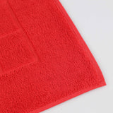 Nora Cotton Solid Absorbent Thick Checkered Washable Bath Mat Set of 2 - Bath Mats by Superior Brand