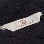 Cotton Geometric Jacquard Absorbent Bath Towel Set of 3 - Bath Towel by Superior Brand