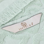 Cotton Geometric Jacquard Absorbent Bath Towel Set of 3 - Bath Towel by Superior Brand