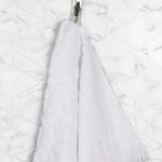 Cotton Geometric Jacquard Absorbent Bath Towel Set of 3 - Bath Towel by Superior Brand