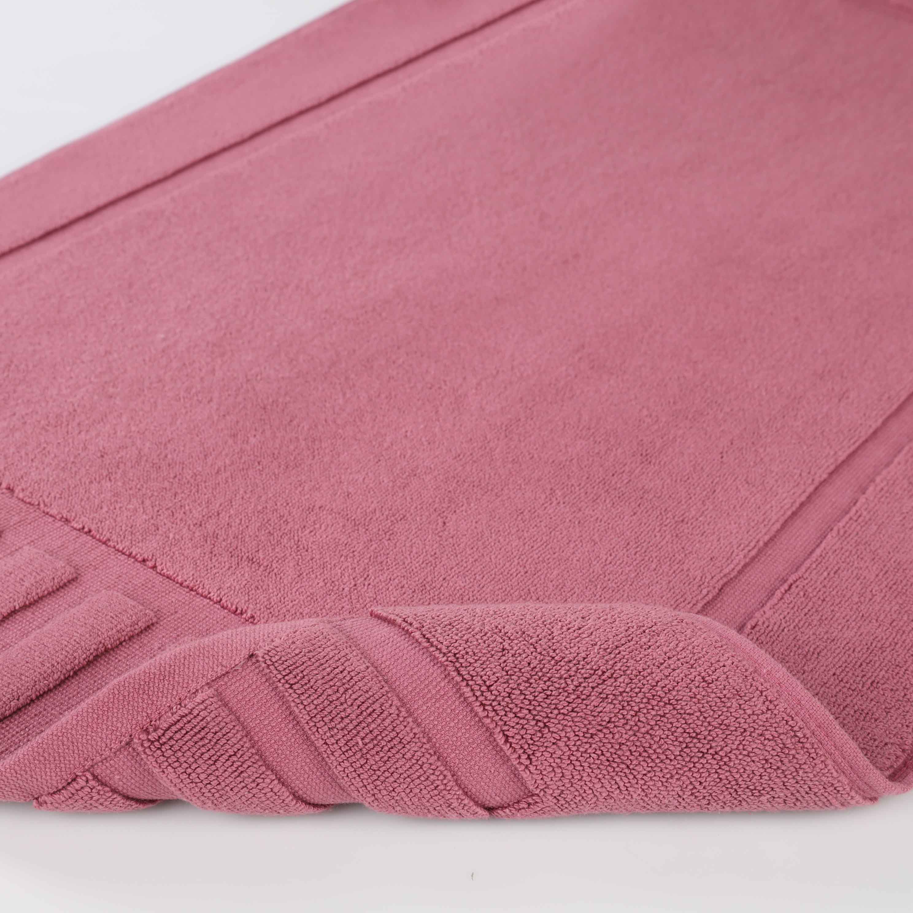 Leo Cotton Solid Modern Absorbent Heavy Washable Bath Mat Set of 2 - Bath Mats by Superior Brand