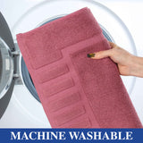 Leo Cotton Solid Modern Absorbent Heavy Washable Bath Mat Set of 2 - Bath Mats by Superior Brand