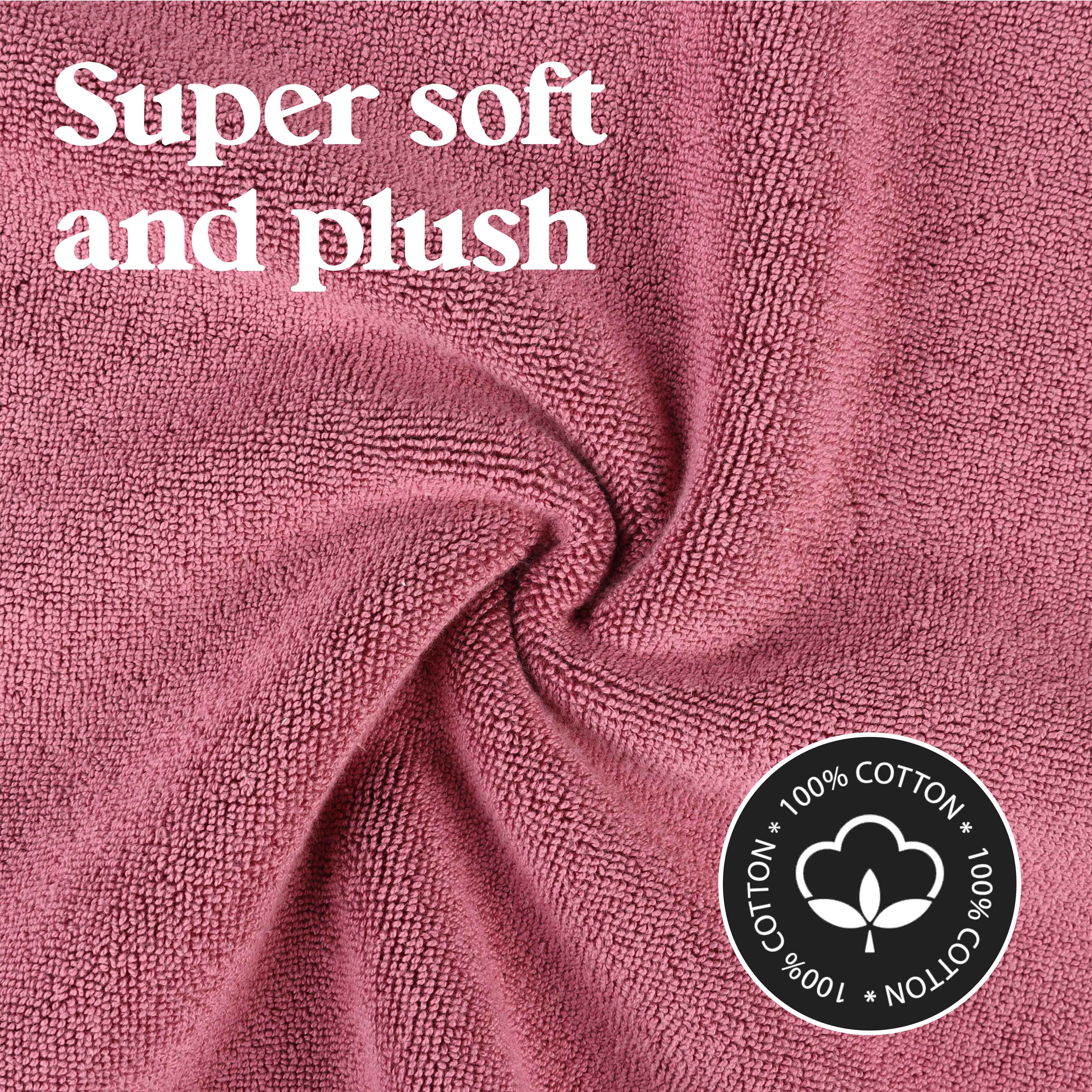 Leo Cotton Solid Modern Absorbent Heavy Washable Bath Mat Set of 2 - Bath Mats by Superior Brand