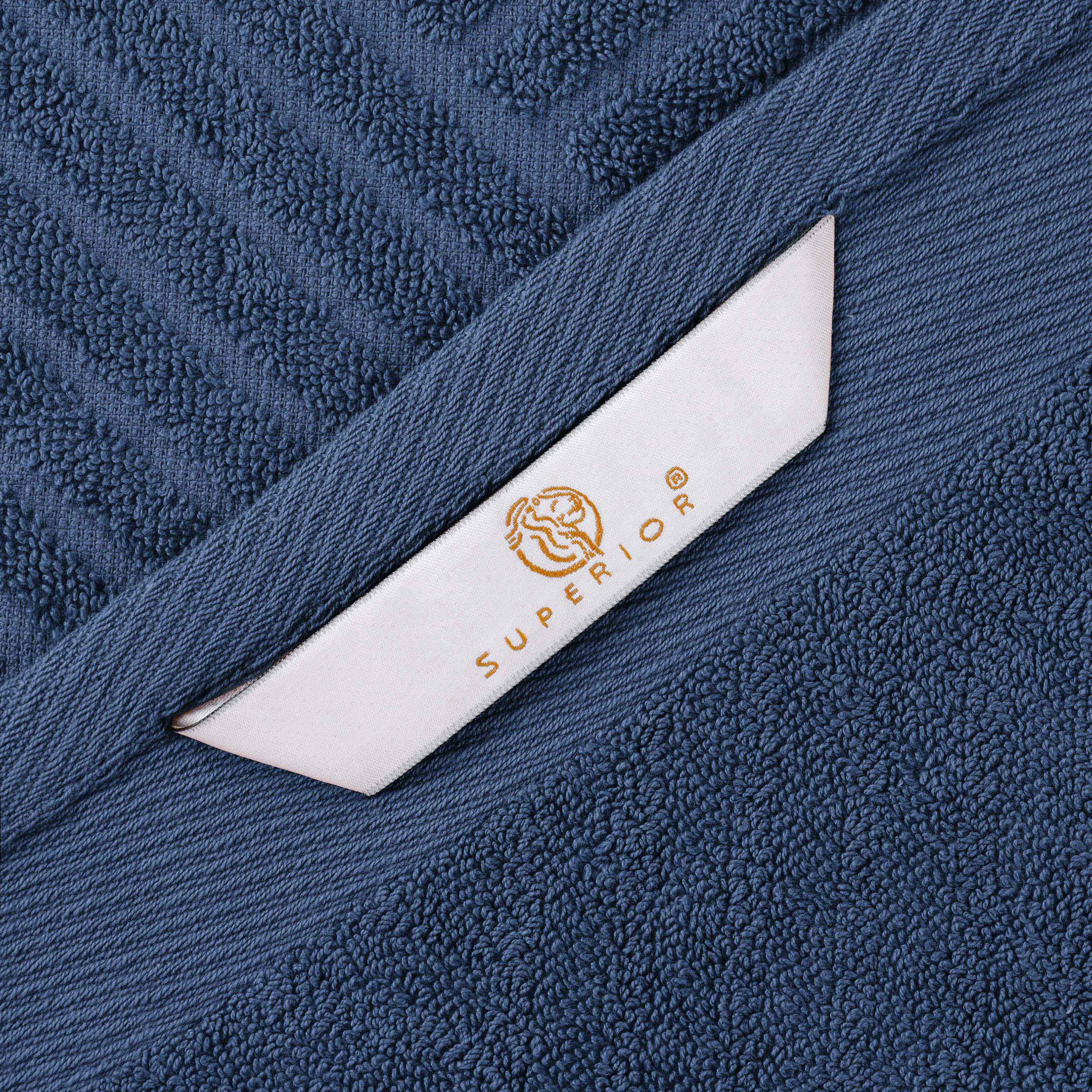 Egyptian Cotton Basketweave Towel Set 6 Piece - Egyptian Cotton Towel Set by Superior Brand