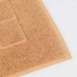 Nora Cotton Solid Absorbent Thick Checkered Washable Bath Mat Set of 2 - Bath Mats by Superior Brand