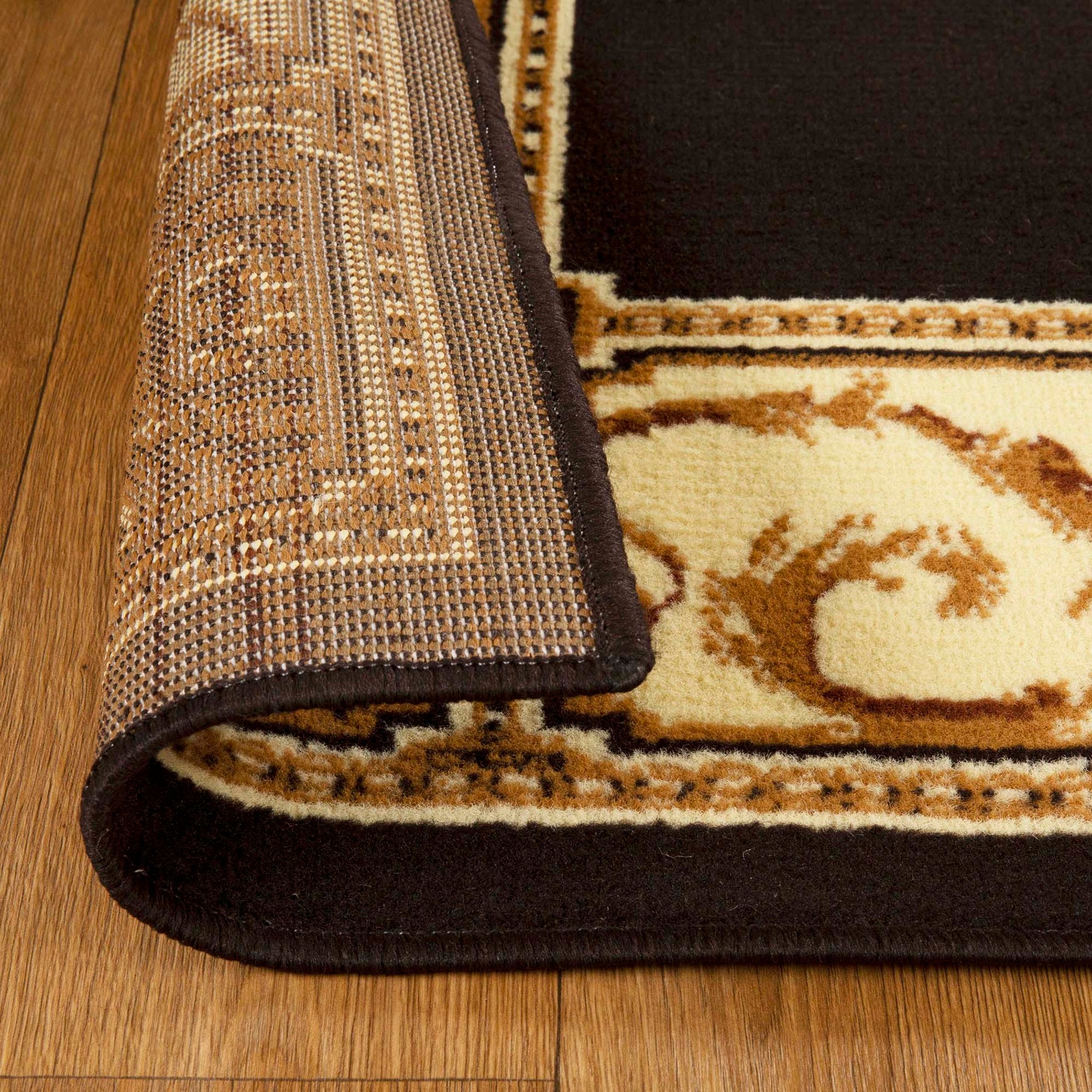 Superior Elegant Medallion Oriental Medallion Traditional Power-Loomed Indoor Area Rug