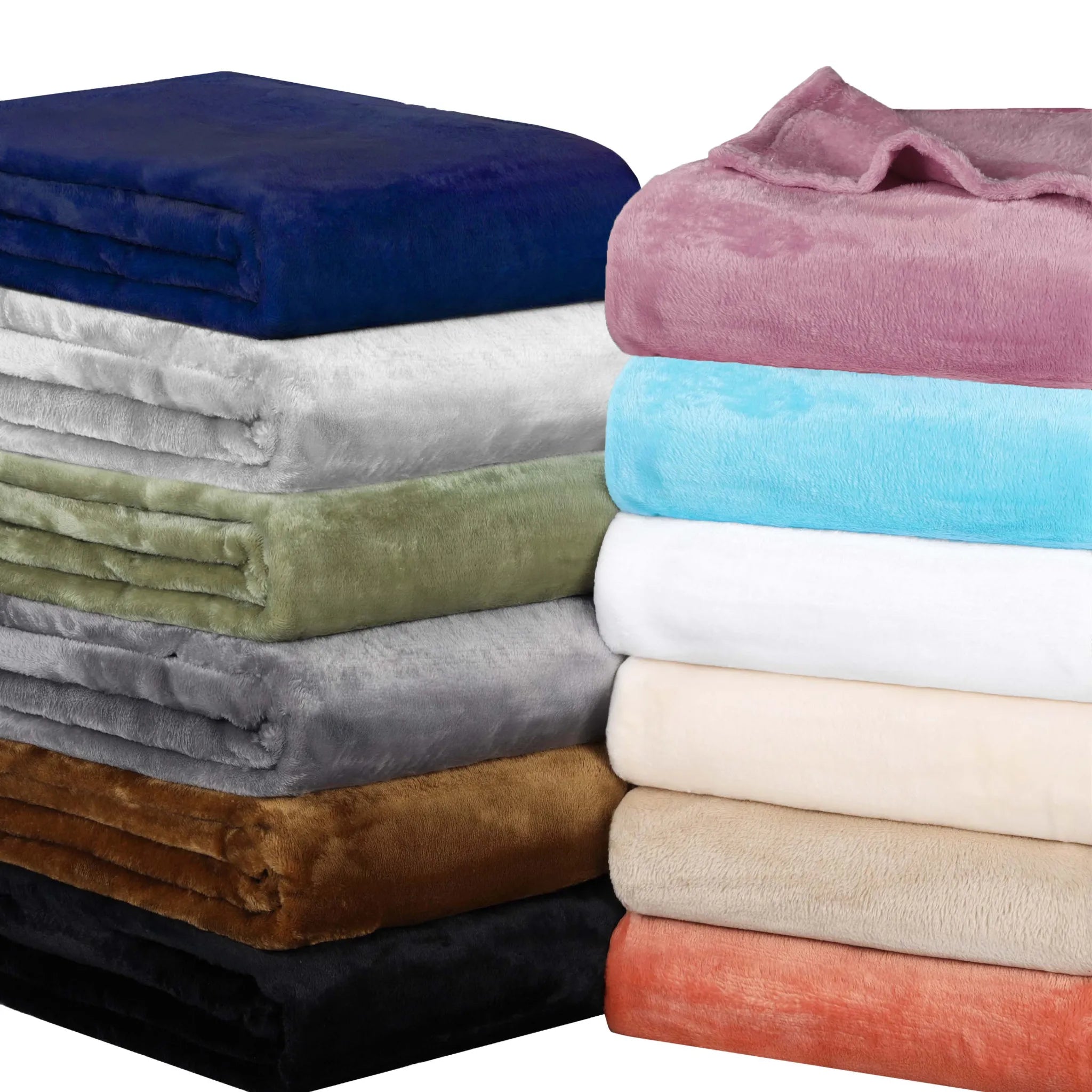 Superior Fleece Plush Medium Weight Fluffy Soft Decorative Throw - Blanket by Superior Brand
