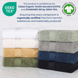 Oregon Organic Cotton Medium Weight Solid Hand Towel, Set of 6 - Hand Towel by Superior Brand