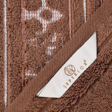 Sadie Zero Twist Cotton Elegant Floral Motif Absorbent Jacquard 6 Piece Towel Set