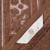 Sadie Zero Twist Cotton Jacquard Elegant Floral Motif Absorbent Hand Towel, Set of 6