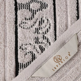 Sadie Zero Twist Cotton Jacquard Elegant Floral Motif Absorbent Hand Towel, Set of 6