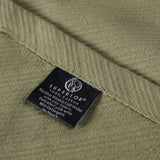 Milan Cotton Textured Jacquard Striped Lightweight Woven Blanket - Blanket by Superior Brand