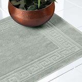 Egyptian Cotton Greek Key Infinity Border Bath Mat Set of 2 - Bath Mats by Superior Brand