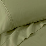 1200 Thread Count Cotton Rich Bed Sheet Set Solid Deep Pocket - Sheet Set by Superior Brand