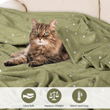 Fleece Plush Medium Weight Fluffy Soft Decorative Polka Dot Blanket - Blanket by Superior Brand
