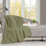 Milan Cotton Textured Jacquard Striped Lightweight Woven Blanket - Blanket by Superior Brand