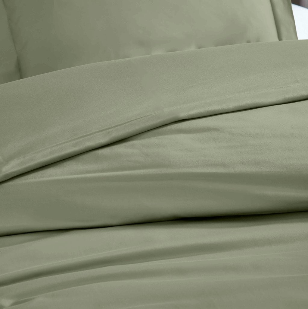 1200 Thread Count Egyptian Cotton Solid Duvet Cover - Egyptian Cotton Duvet Cover Set by Superior Brand