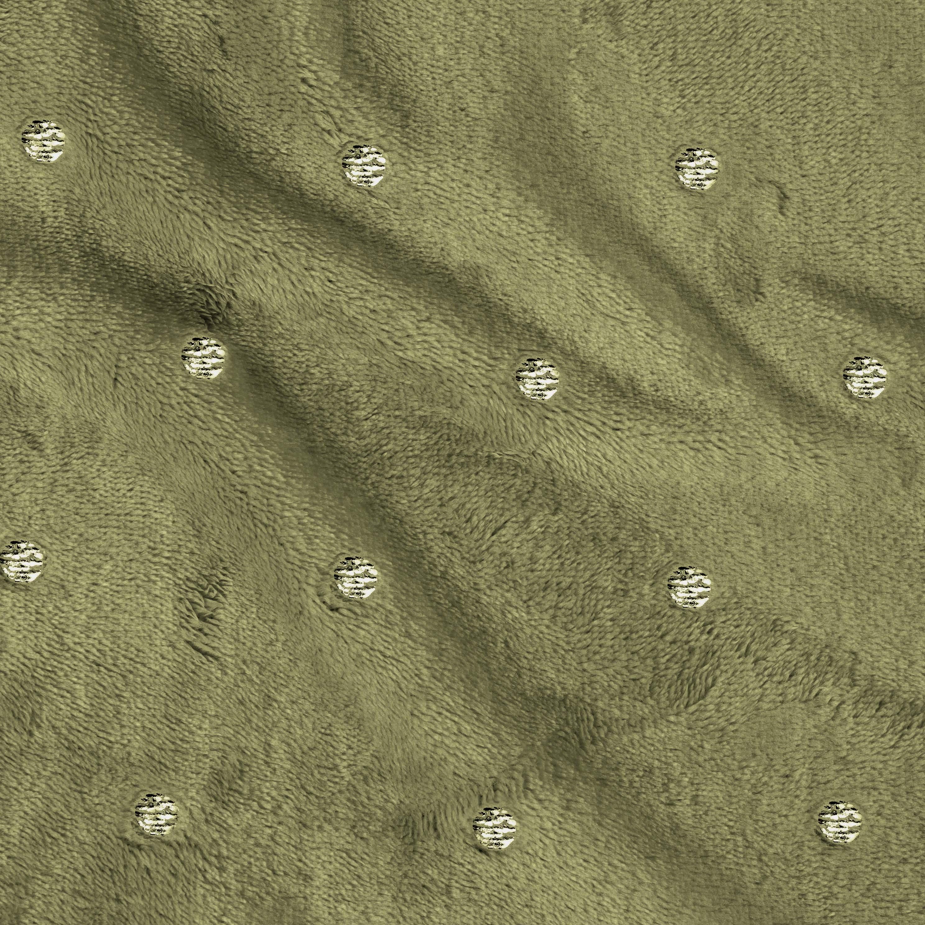 Fleece Plush Medium Weight Fluffy Soft Decorative Polka Dot Blanket - Blanket by Superior Brand