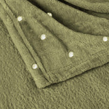 Fleece Plush Medium Weight Fluffy Soft Decorative Polka Dot Blanket - Blanket by Superior Brand