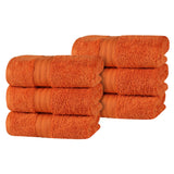 Cotton Terry Hand Towel Set 6-Piece - Atlas - Hand Towel Set by Superior Brand
