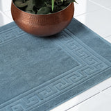 Egyptian Cotton Greek Key Infinity Border Bath Mat Set of 2 - Bath Mats by Superior Brand