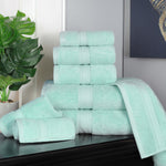 Madison Egyptian Cotton Plush Heavyweight 8 Piece Towel Set - Egyptian Cotton Towel Set by Superior Brand