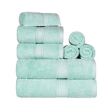 Madison Egyptian Cotton Plush Heavyweight 8 Piece Towel Set - Egyptian Cotton Towel Set by Superior Brand