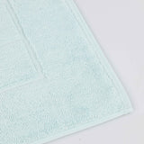 Nora Cotton Solid Absorbent Thick Checkered Washable Bath Mat Set of 2 - Bath Mats by Superior Brand