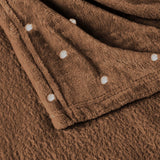 Fleece Plush Medium Weight Fluffy Soft Decorative Polka Dot Blanket - Blanket by Superior Brand