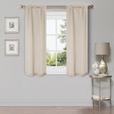 Modern Shimmer Washable Room Darkening Blackout Curtains, Set of 2 - Blackout Curtains by Superior Brand