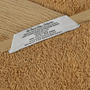 Rayon from Bamboo Eco-Friendly Fluffy Soft Solid Bath Towel - Gold