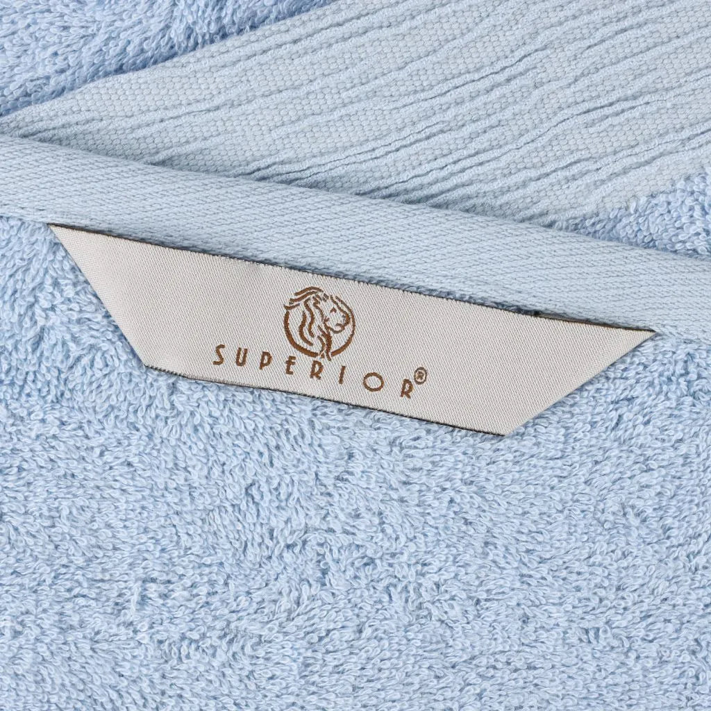 Rayon from Bamboo Eco-Friendly Fluffy Soft Solid 6 Piece Towel Set - Towel Set by Superior Brand