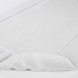 Leo Cotton Solid Modern Absorbent Heavy Washable Bath Mat Set of 2 - Bath Mats by Superior Brand