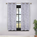 Leaves Room Darkening Grommet Blackout Curtain Panels, Set of 2 - Blackout Curtains by Superior Brand