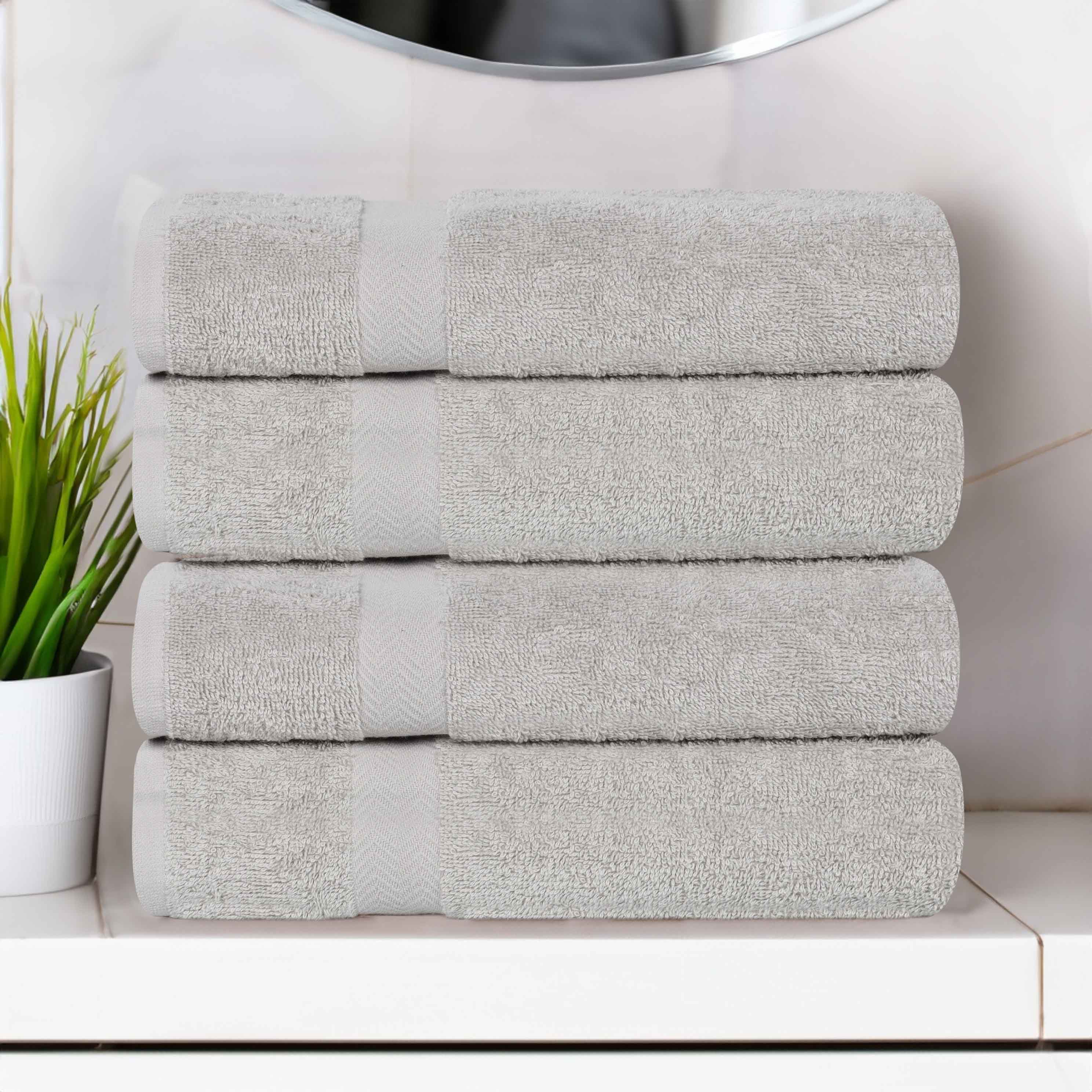 Cotton Highly Absorbent Eco-Friendly Quick Dry Bath Towel Set of 4 - Bath Towel by Superior Brand