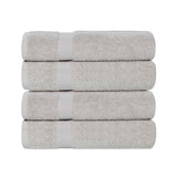 Cotton Highly Absorbent Eco-Friendly Quick Dry Bath Towel Set of 4 - Bath Towel by Superior Brand