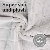 Nora Cotton Solid Absorbent Thick Checkered Washable Bath Mat Set of 2 - Bath Mats by Superior Brand