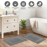 Egyptian Cotton Greek Key Infinity Border Bath Mat Set of 2 - Bath Mats by Superior Brand