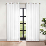 Modern Shimmer Washable Room Darkening Blackout Curtains, Set of 2 - Blackout Curtains by Superior Brand