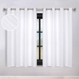 Modern Shimmer Washable Room Darkening Blackout Curtains, Set of 2 - Blackout Curtains by Superior Brand