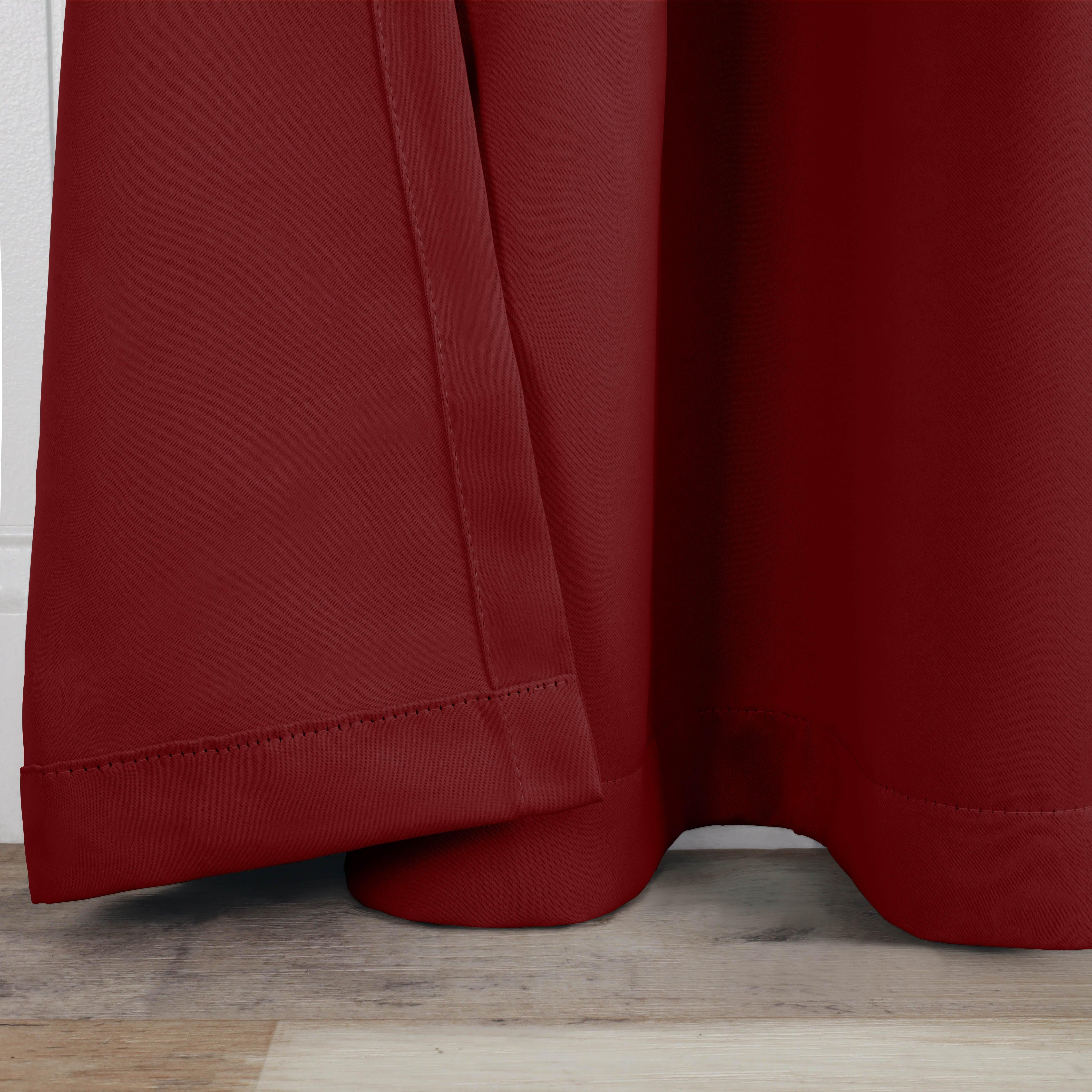 Solid Machine Washable Room Darkening Blackout Curtains, Set of 2 - Blackout Curtains by Superior Brand