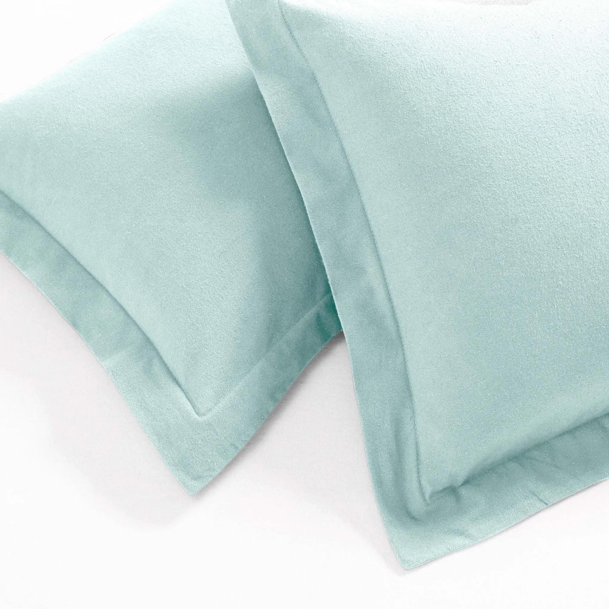 Flannel Cotton Modern Solid Fuzzy Duvet Cover Set With Pillow Shams - Duvet Cover Set by Superior Brand