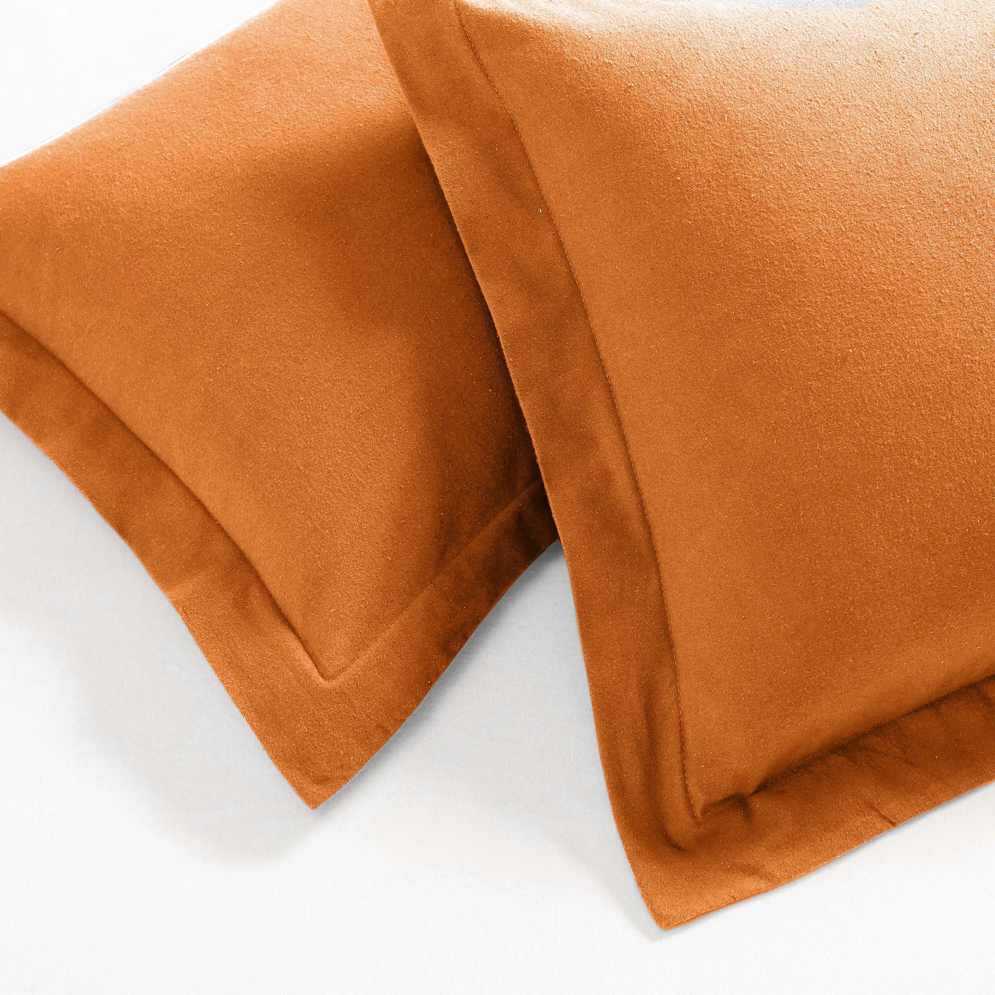 Flannel Cotton Modern Solid Fuzzy Duvet Cover Set With Pillow Shams - Duvet Cover Set by Superior Brand