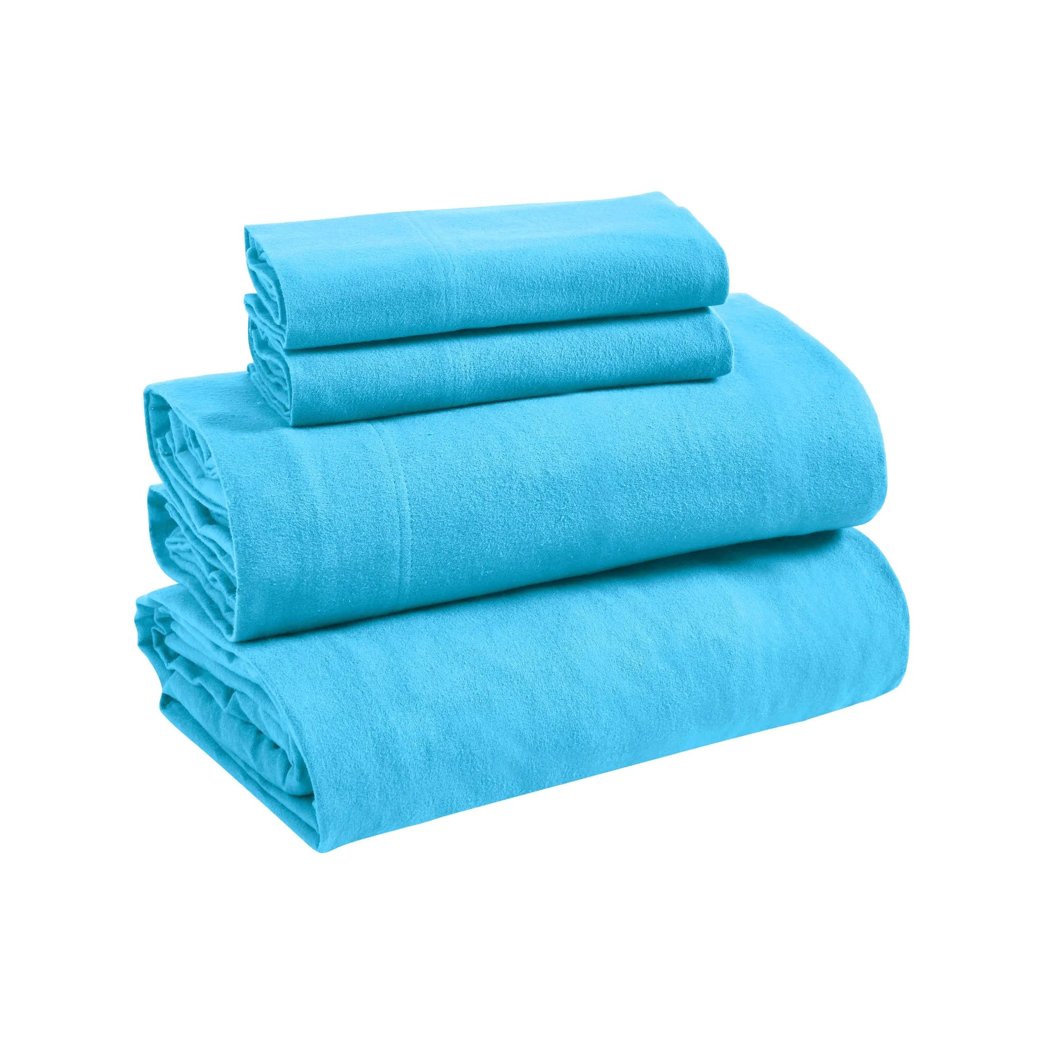 100% Cotton Flannel Solid Deep Pocket Bed Sheet Set - Sheet Set by Superior Brand