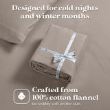 100% Cotton Flannel Sheets Set - Solid Deep Pocket Bed Sheet Set - Sheet Set by Superior Brand