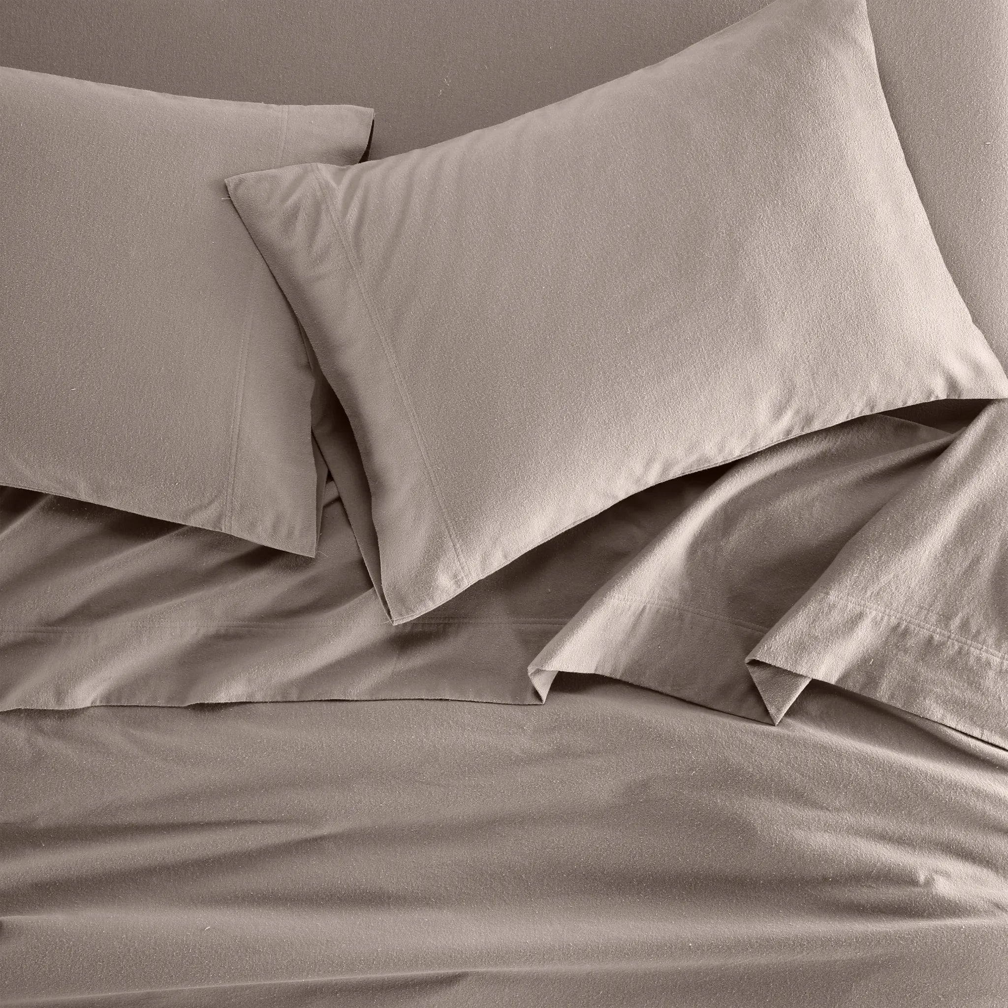 100% Cotton Flannel Solid Deep Pocket Bed Sheet Set - Sheet Set by Superior Brand