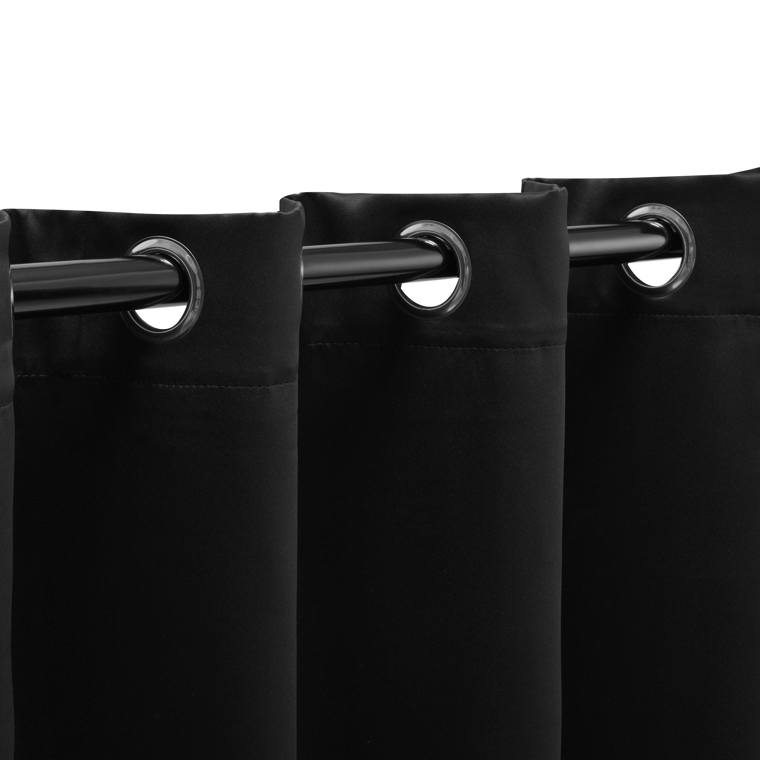 Solid Machine Washable Room Darkening Blackout Curtains, Set of 2 - Blackout Curtains by Superior Brand