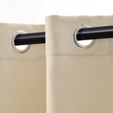 Solid Machine Washable Room Darkening Blackout Curtains, Set of 2 - Blackout Curtains by Superior Brand
