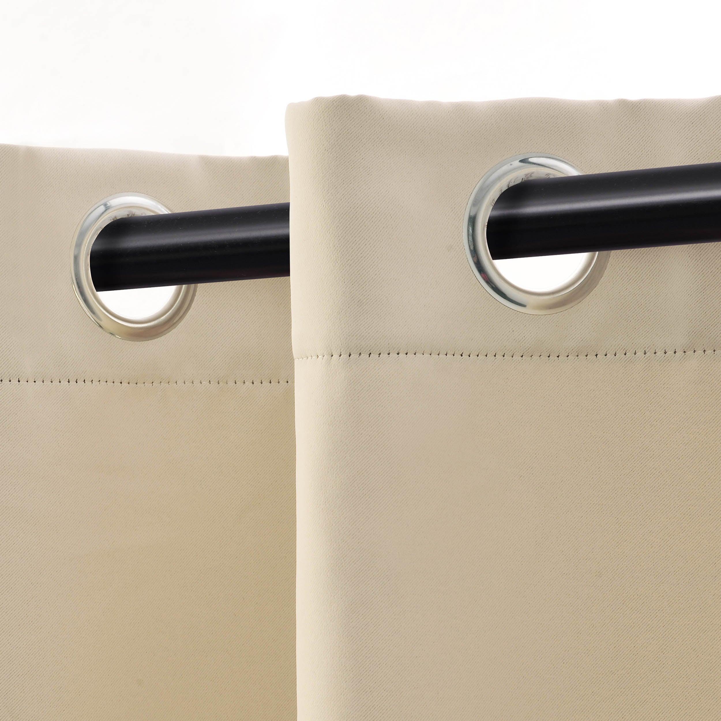 Solid Machine Washable Room Darkening Blackout Curtains, Set of 2 - Blackout Curtains by Superior Brand