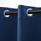 Solid Machine Washable Room Darkening Blackout Curtains, Set of 2 - Blackout Curtains by Superior Brand